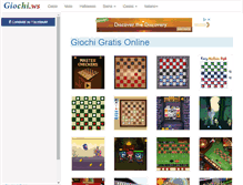 Tablet Screenshot of giochi.ws