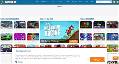 Desktop Screenshot of giochi.it