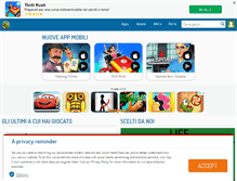 Tablet Screenshot of giochi.it